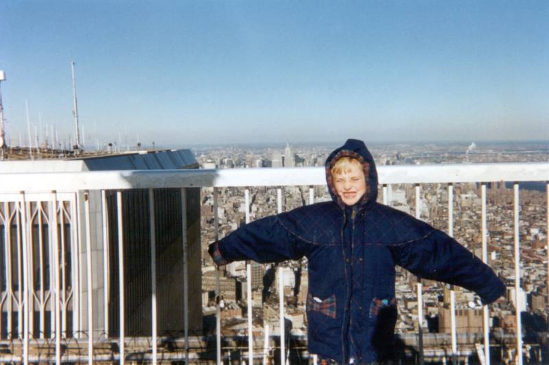 Elizabeth on Top of the World Trade Center