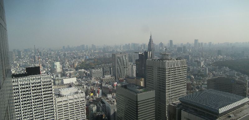Tokyo Panorama from Top of Government Building Tokyo Panorama from Top of Government Building